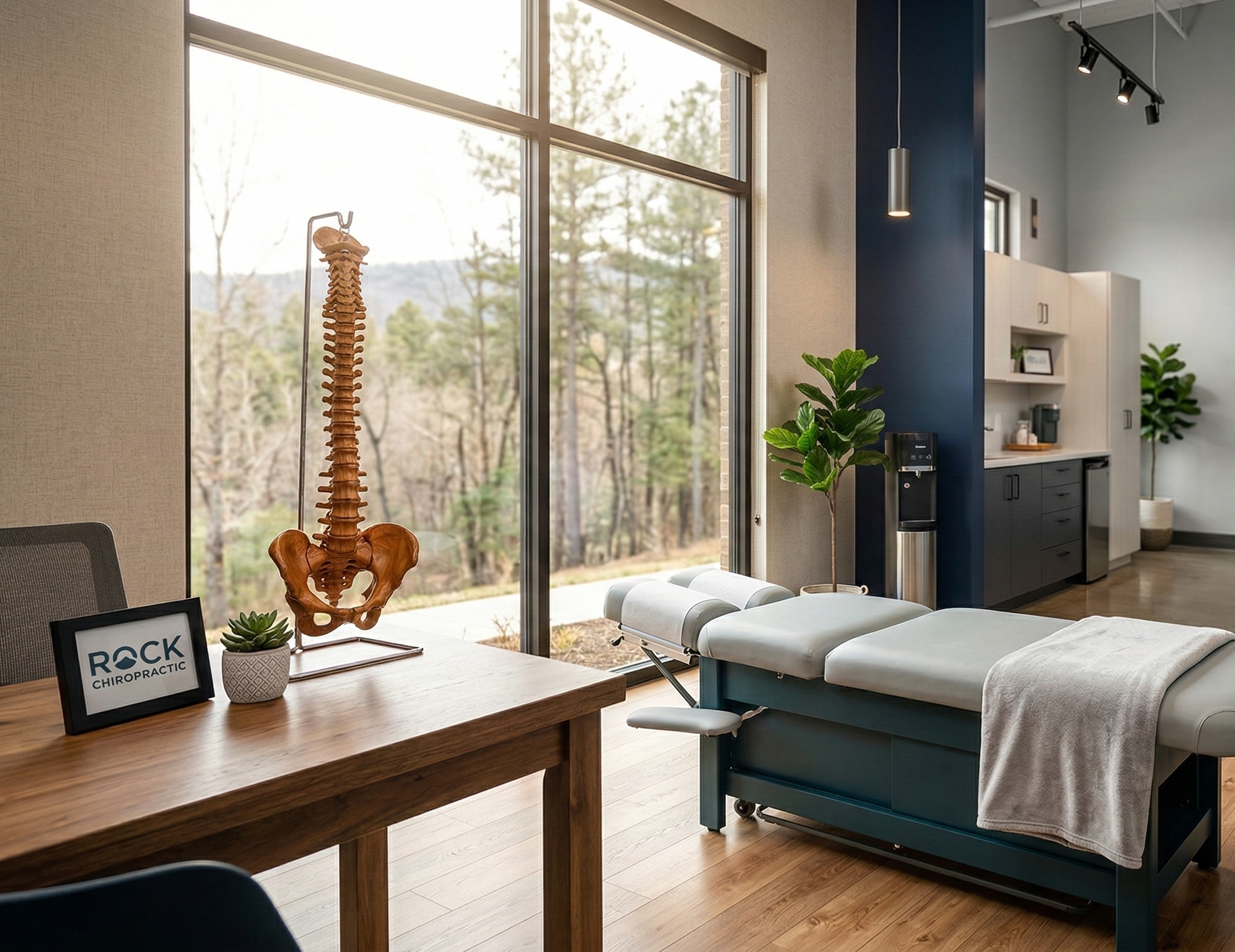 Rock Chiropractic treatment room